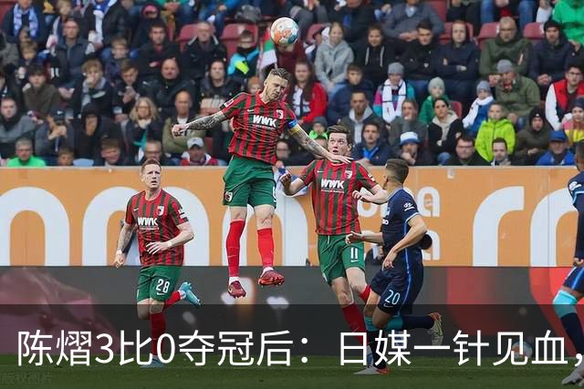 陈熠3比0夺冠后：日媒一针见血，指出张本美和惨败原因